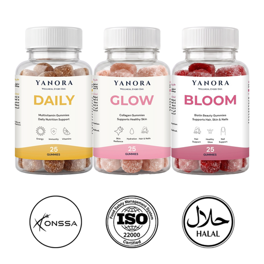 Pack Éclat (Vitamines · Collagène · Cheveux & ongles)